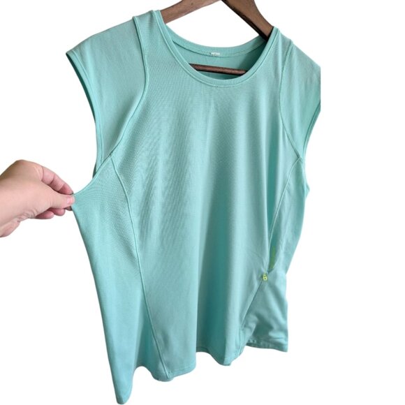 Lululemon Cap Sleeve Hiking Tank Top Wild Mint Green Rel: 7/22 Women's size 10 - Picture 6 of 10